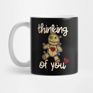 Thinking of you I Wicca Voodoo Doll I Scary Karma  product Mug